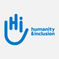 Logo of Humanity and Inclusion, a charity supported by UK Archiving